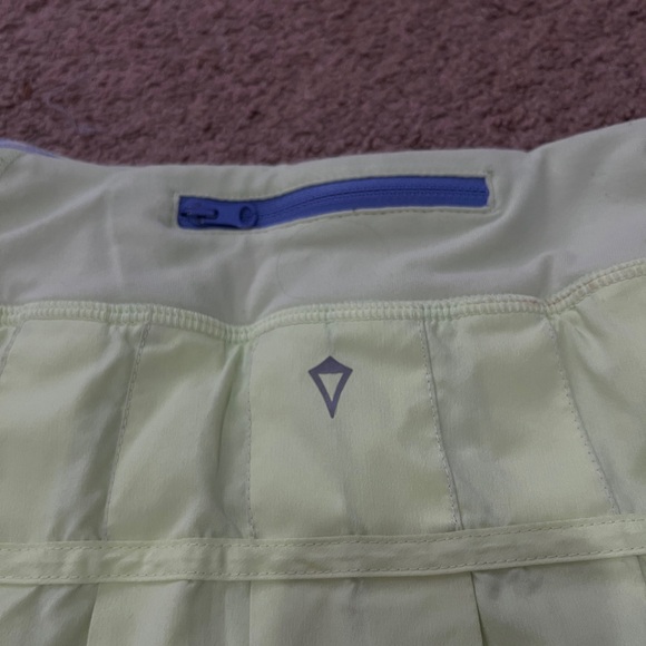 Lululemon kids Ivivva skirt size 10 could fit 000/00 green/yellow #lululemon - Picture 3 of 4